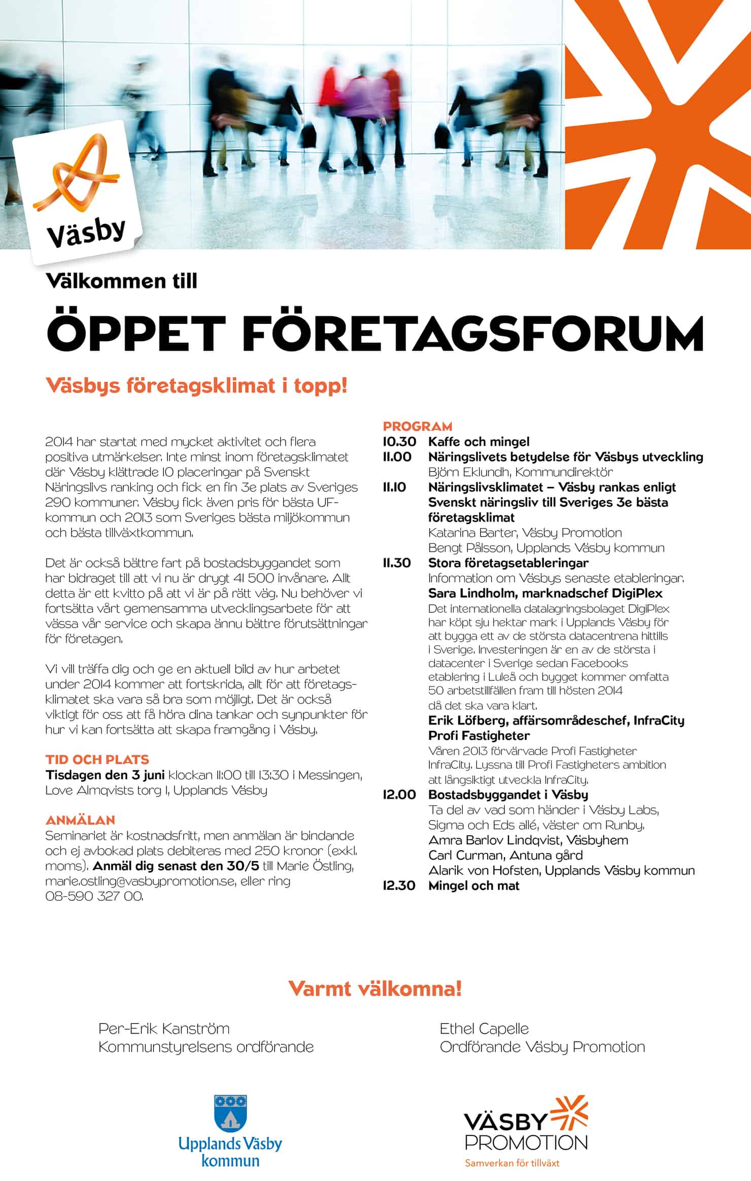 Läs mer om artikeln 2014-06-03 Öppet företagsforum