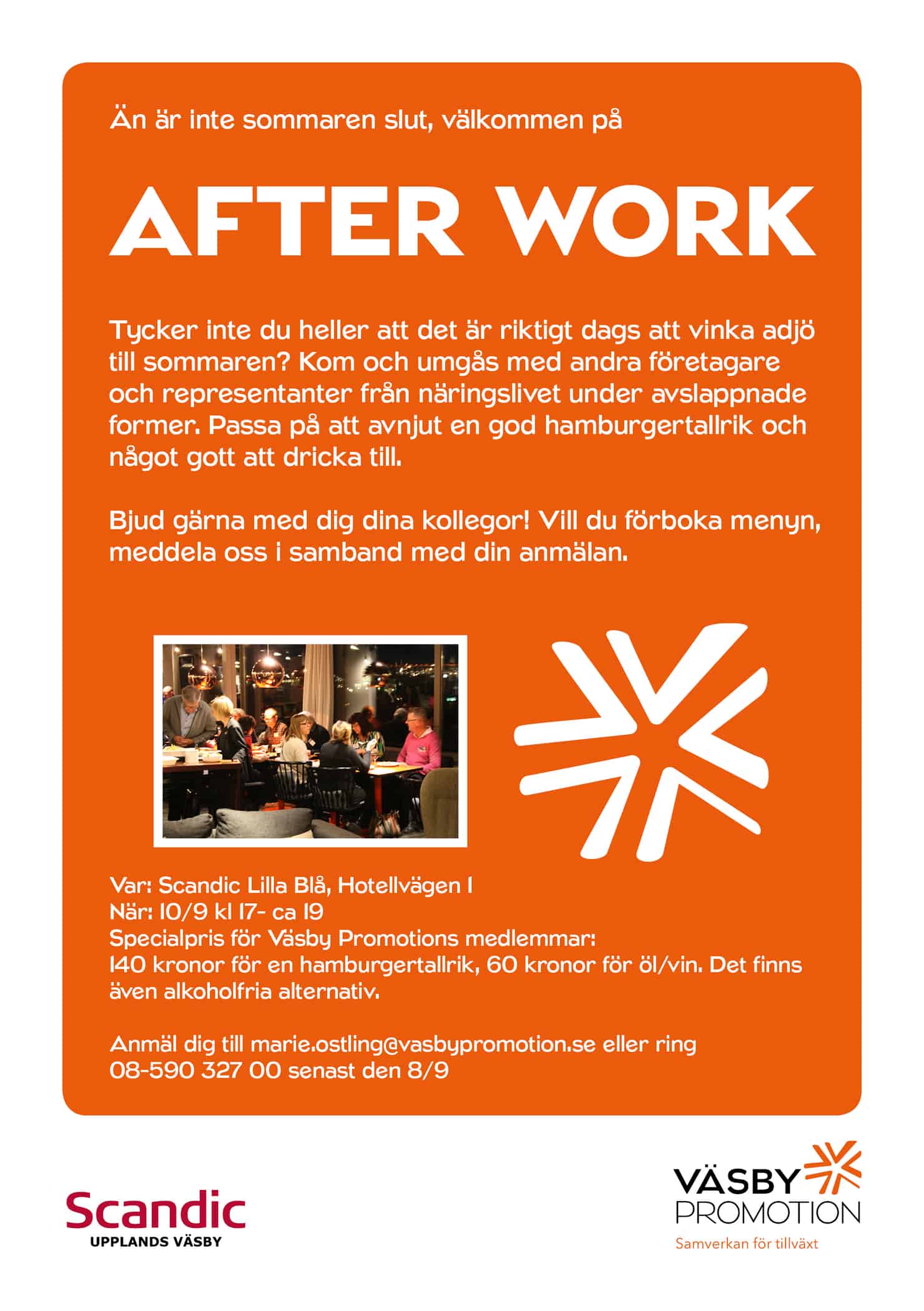 Läs mer om artikeln 2014-09-10 — After Work Scandic Lilla Blå