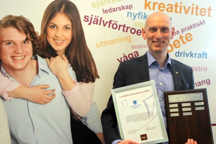 Läs mer om artikeln Pressmeddelande: Upplands Väsby bäst på entreprenörskap i skolan!