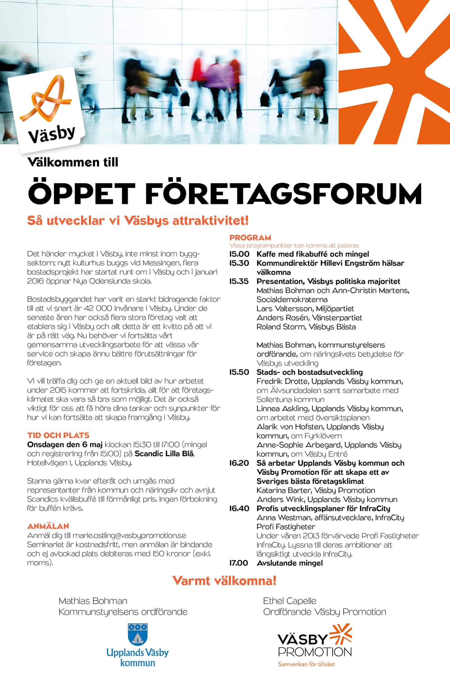 Läs mer om artikeln 2015-05-06 — Öppet Företagsforum