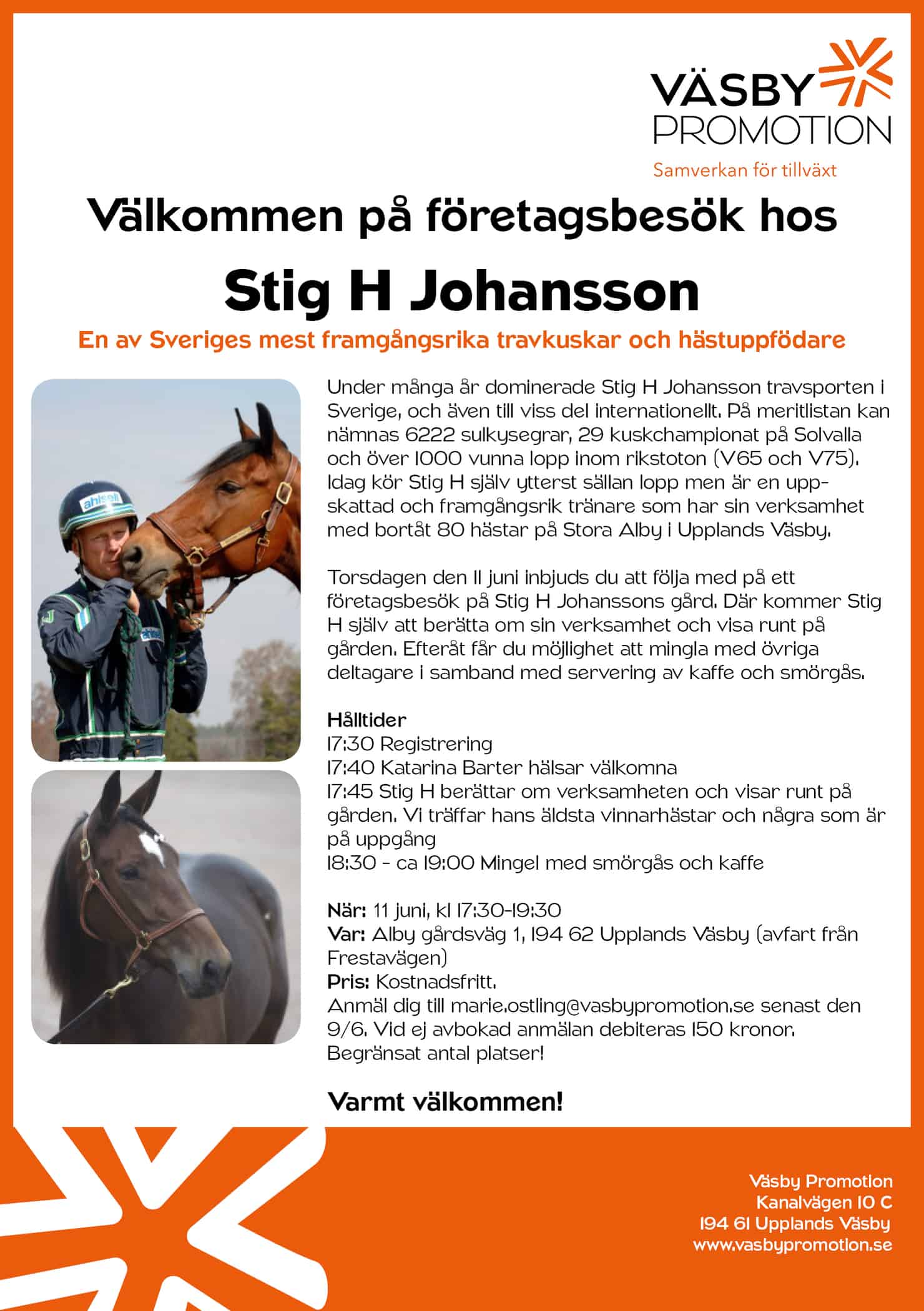 Läs mer om artikeln 2015-06-11 — Företagsbesök hos Stig H Johansson