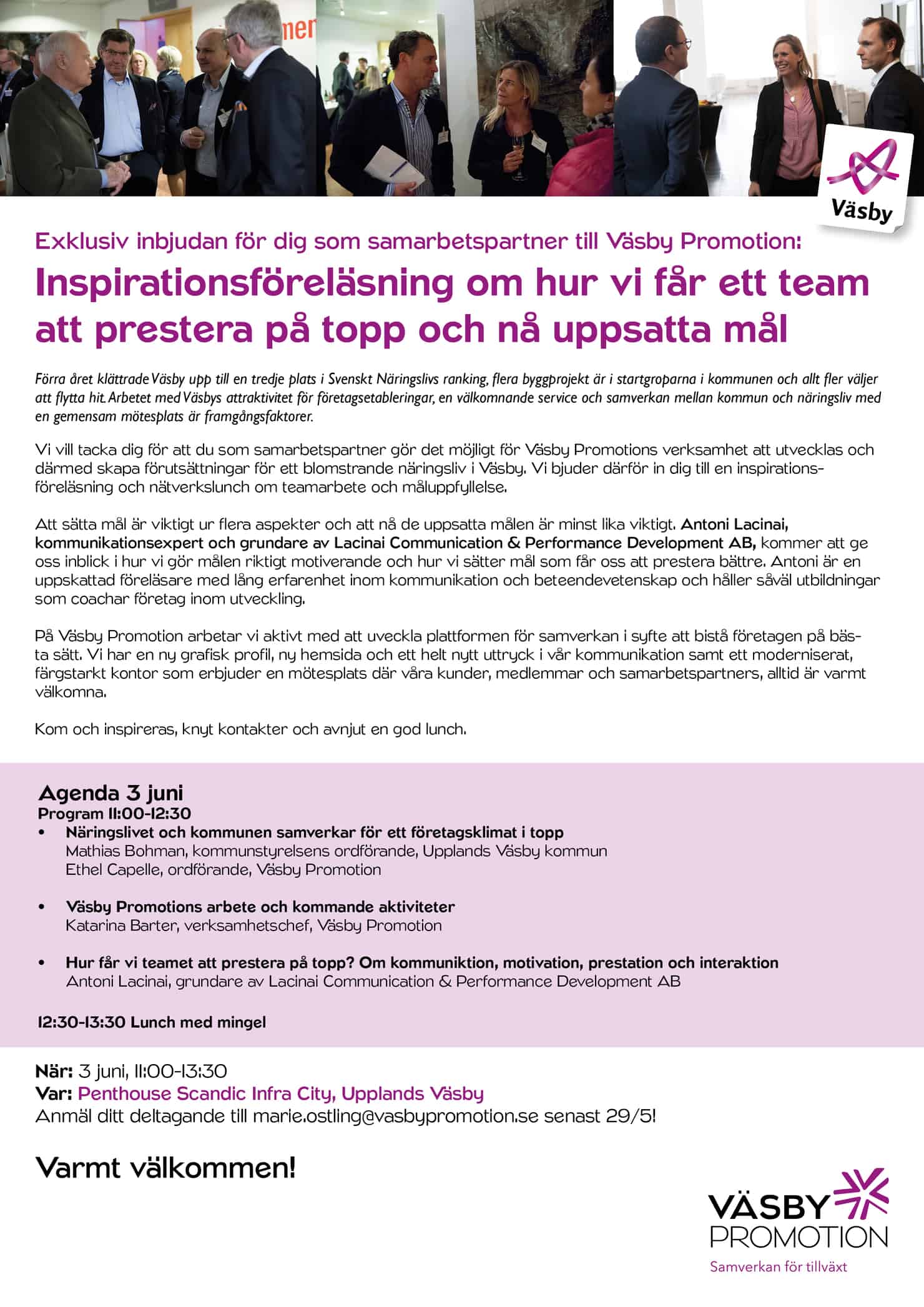 Läs mer om artikeln 2015-06-03 — Lunch med samarbetspartners