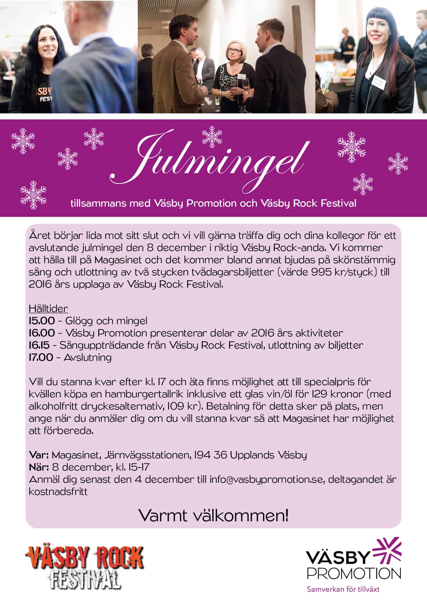 Läs mer om artikeln 2015-12-08 — Julglögg med musikunderhållning