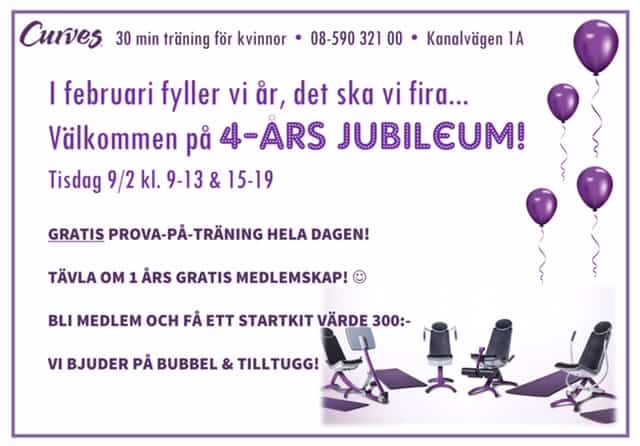 4 års jubileum VÄSBY