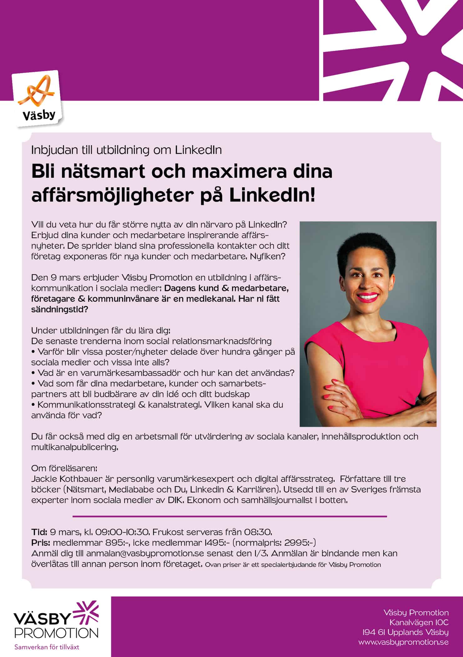 Läs mer om artikeln 2016-03-09 — Bli nätsmart och maximera dina affärsmöjligheter på LinkedIn