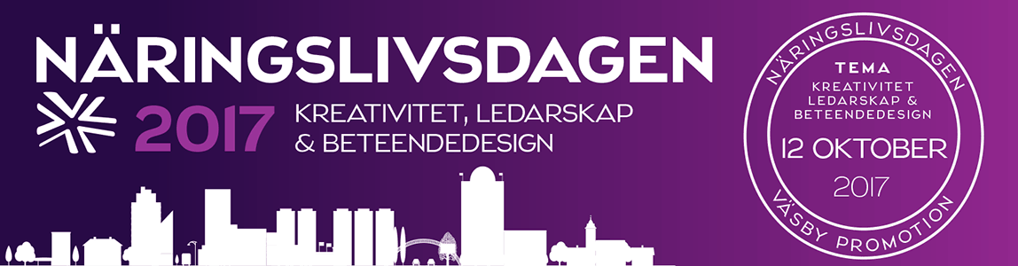 Läs mer om artikeln 2017-10-12 — Näringslivsdagen 2017 – Tema: Kreativitet, ledarskap & beteendedesign