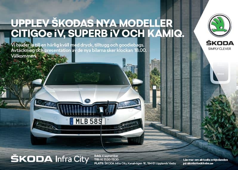 Läs mer om artikeln Skoda Infra City bjuder in till en unik visningskväll