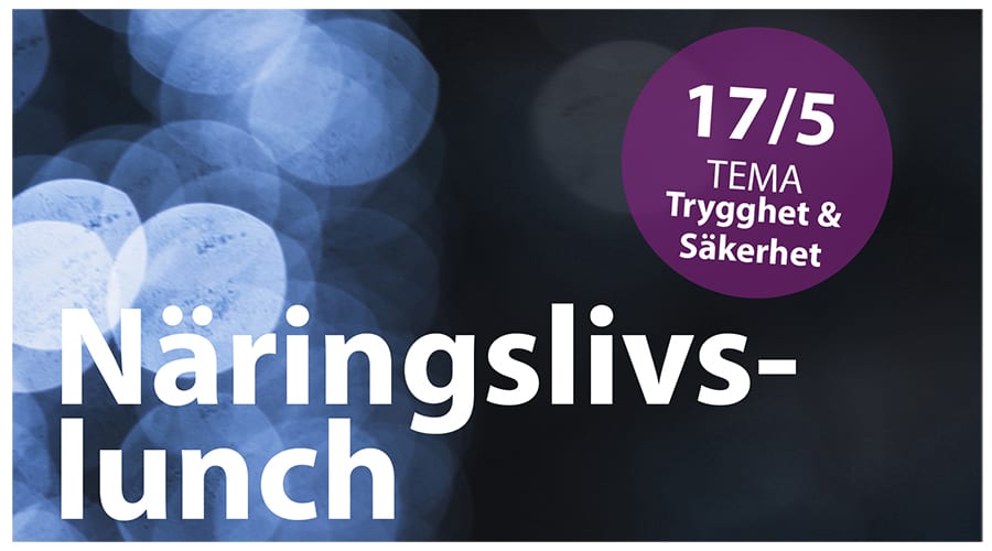 Läs mer om artikeln Näringslivslunch Tema Trygghet och Säkerhet