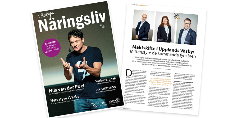 Läs mer om artikeln Väsbys Näringsliv i en digital första version