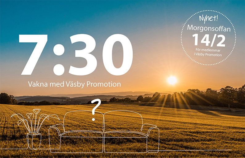 Läs mer om artikeln Premiär för Morgonsoffan och Vakna med Väsby