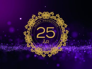 jubileumsfest bakgrund med logo 25